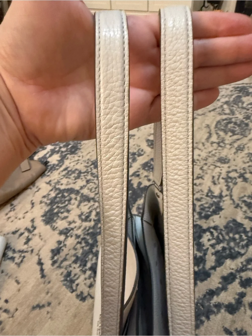 Kate Spade Cream Pebbled Leather Shoulder Bag with Wallet